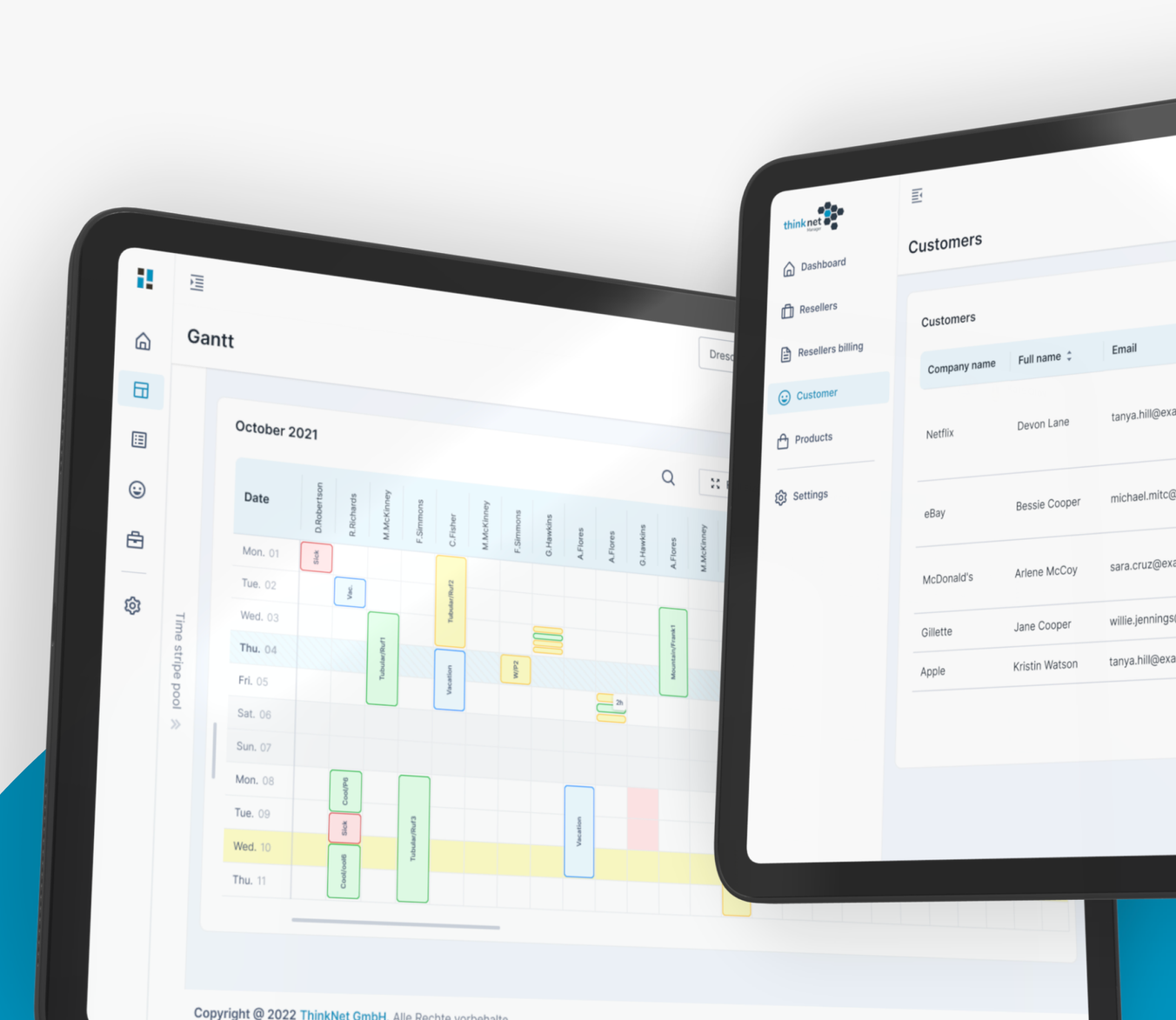Custom CRM system