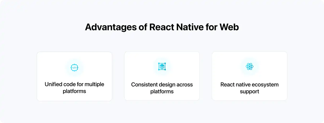 advantages of react native for web development