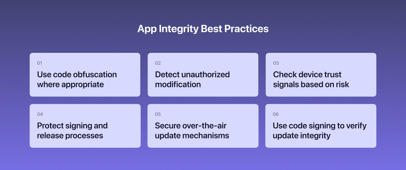 app integrity best practices pic