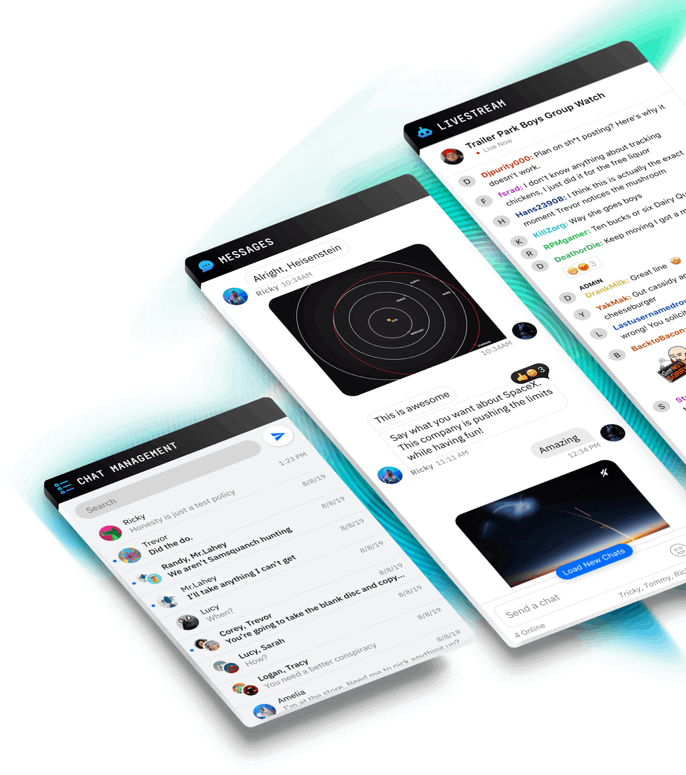How does Getstream chat API work?