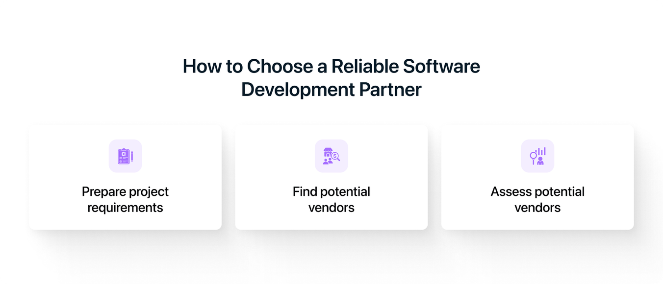 how to choose a software development partner