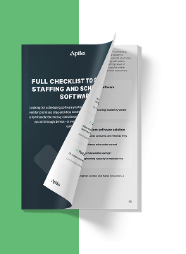 Healthcare Scheduling and Staffing Software Selection Checklist