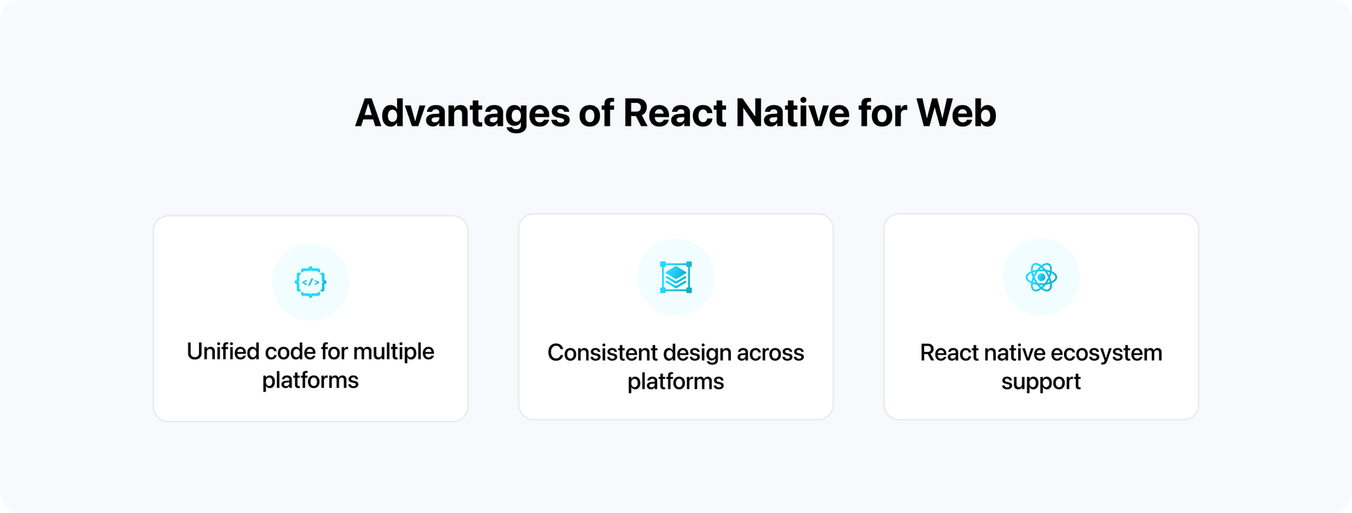 advantages of react native for web development
