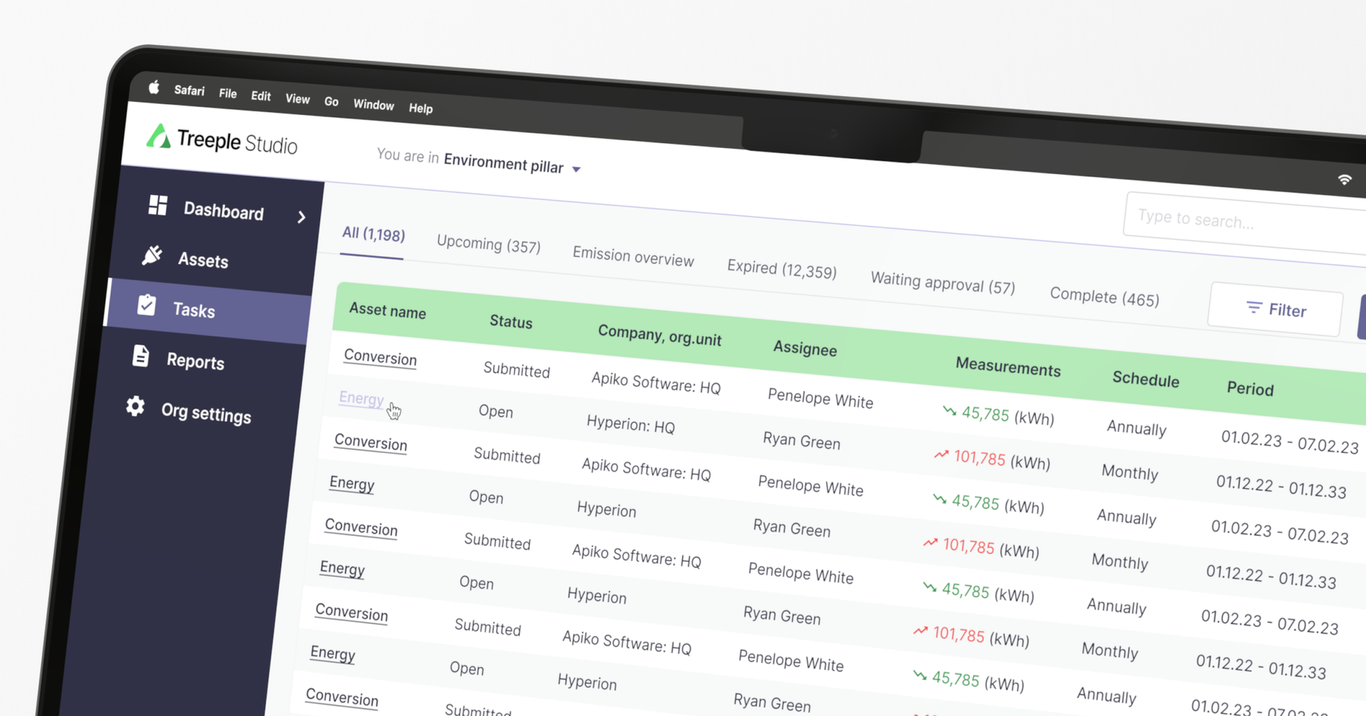 ESG task management system