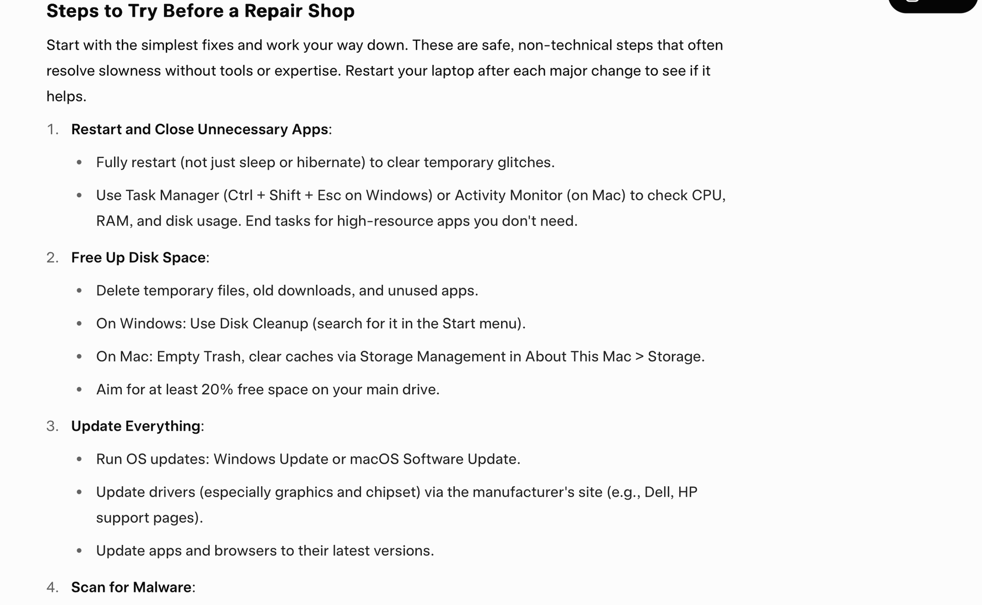 Grok troubleshooting output