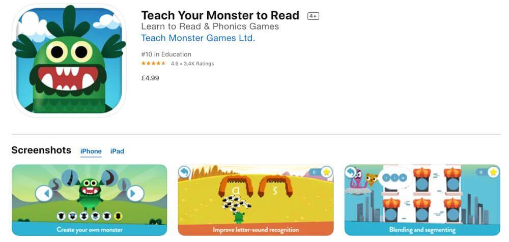 Develop an e-learning app: Preschoolers