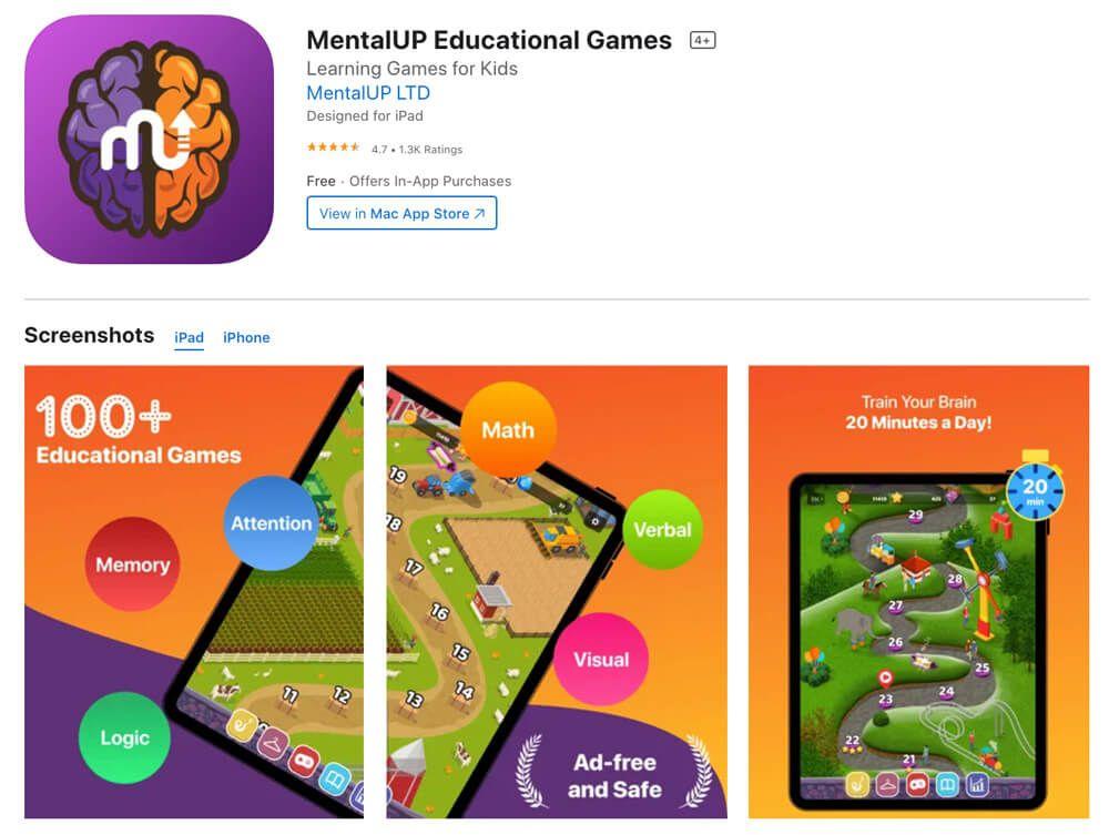 Educational games for kids: app development