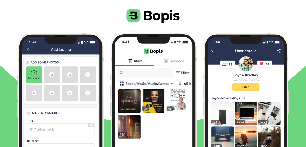 BOPIS - Buy And Sell Marketplace