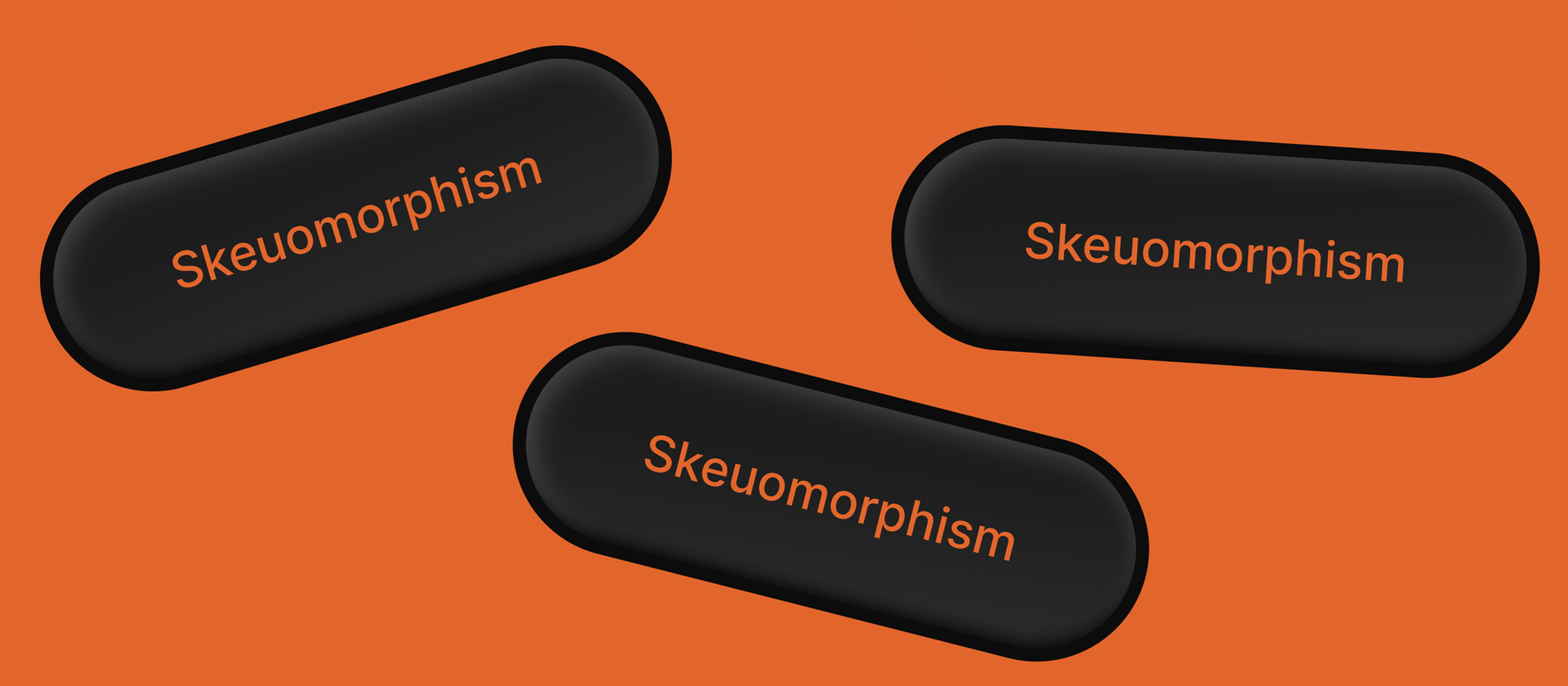 skeumorphism illustration