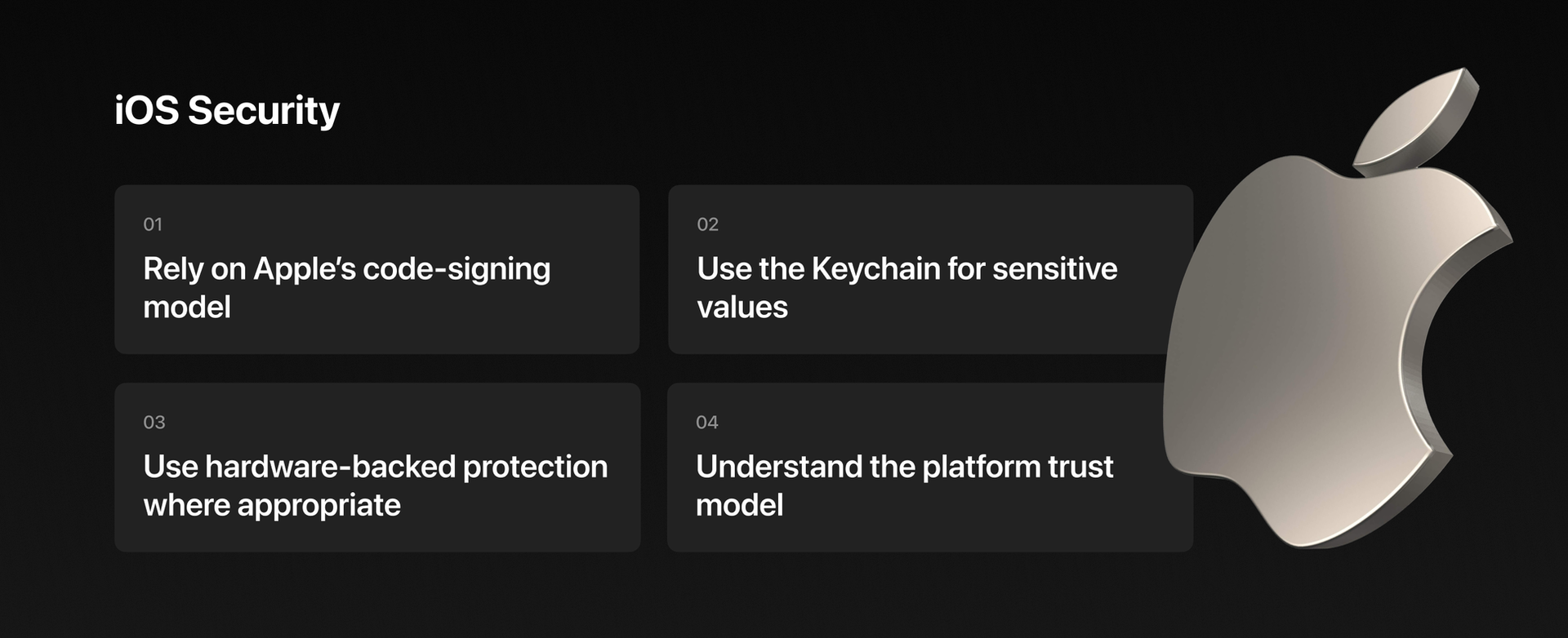 iOS security best practices