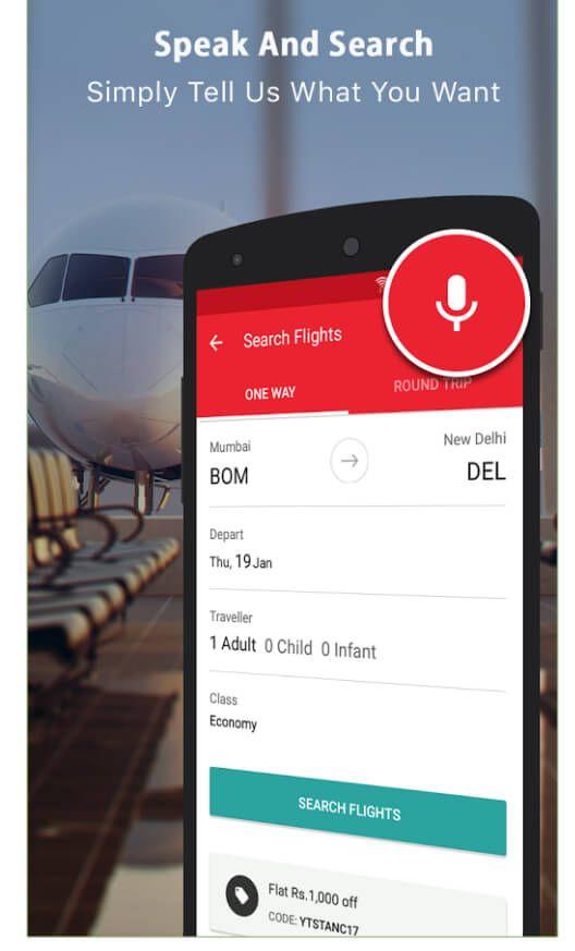 booking voice search