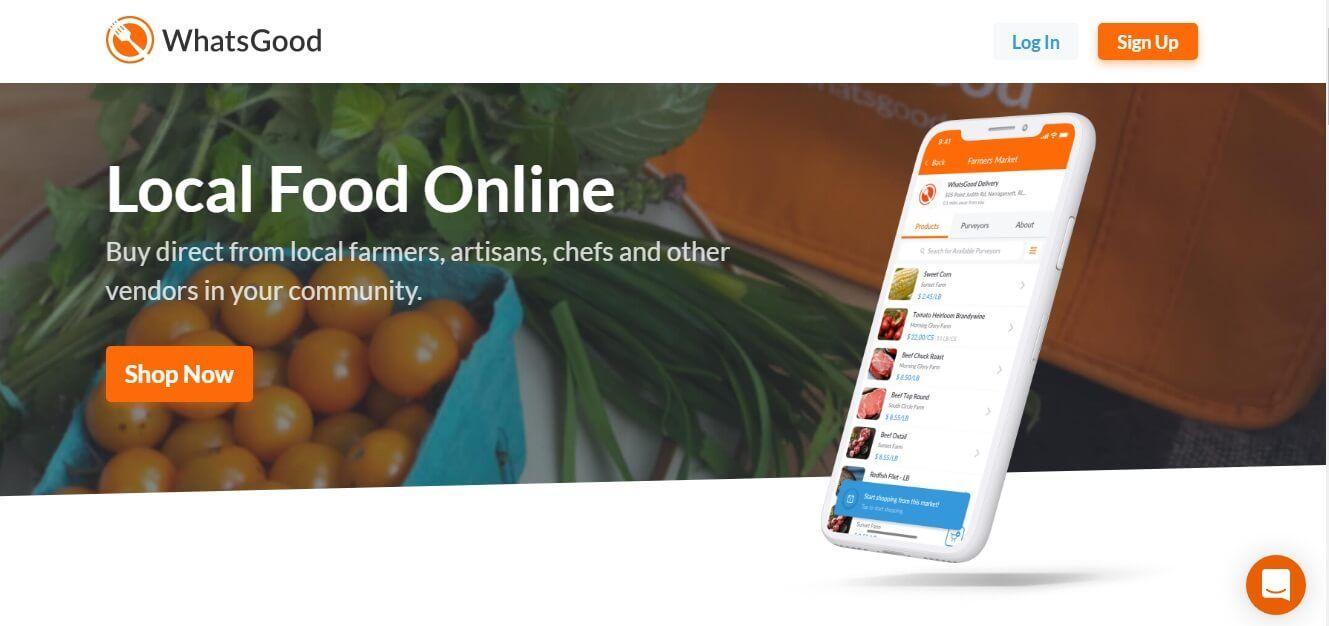 Online food marketplaces development: apps for farmers examples