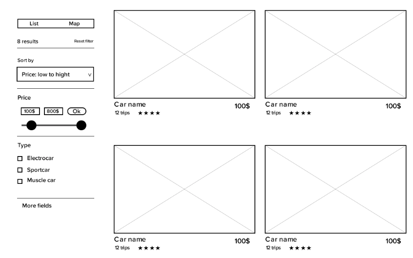 wireframes examples