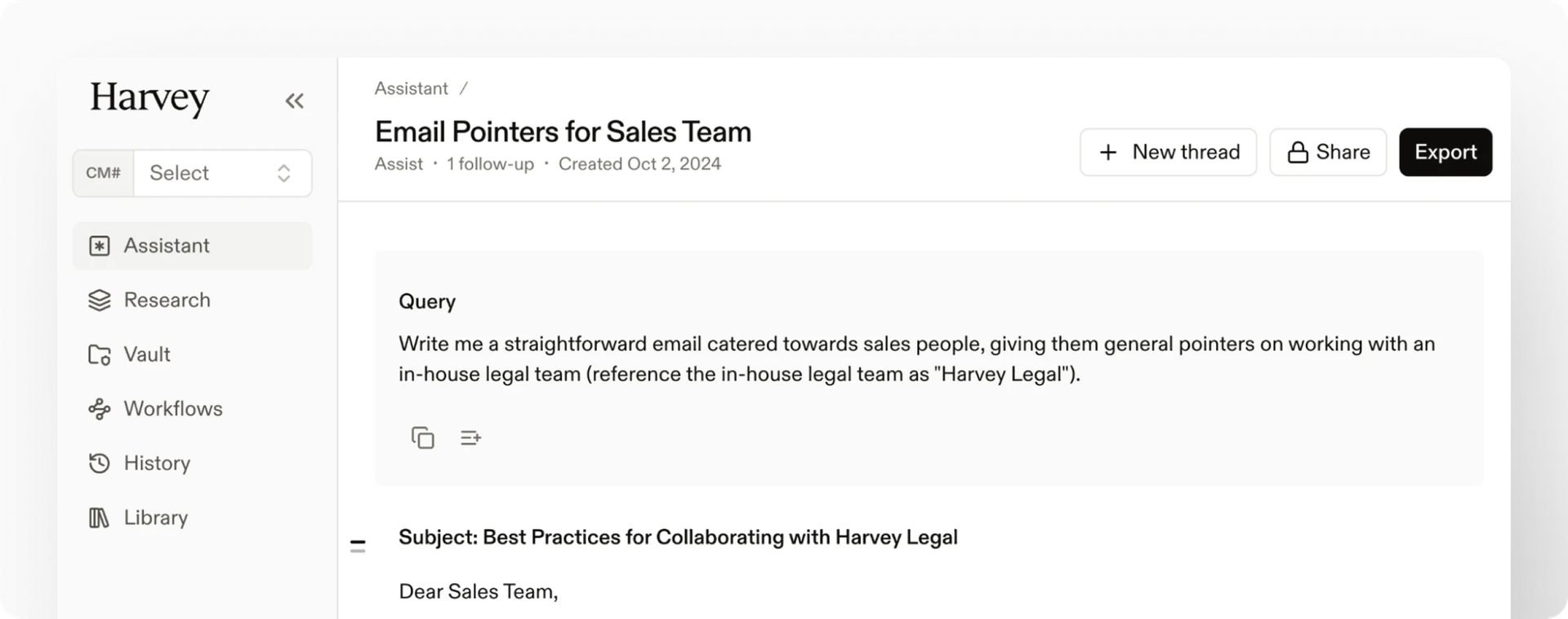 harvey ai legal document review