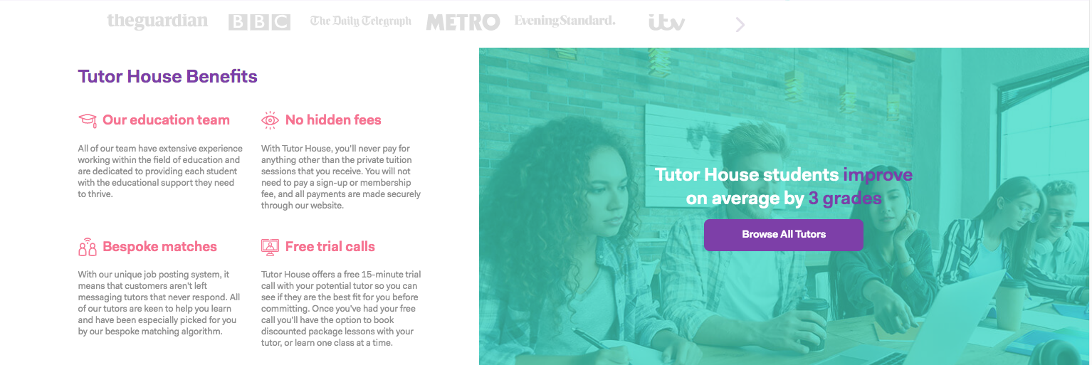 Online learning marketplace development: case study of a tutoring platform