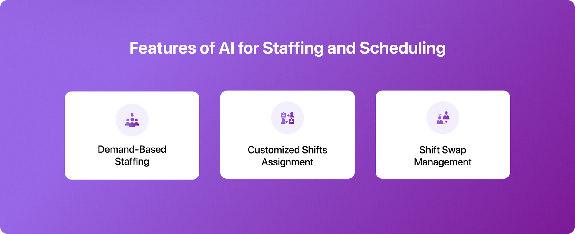 AI for staffing and scheduling