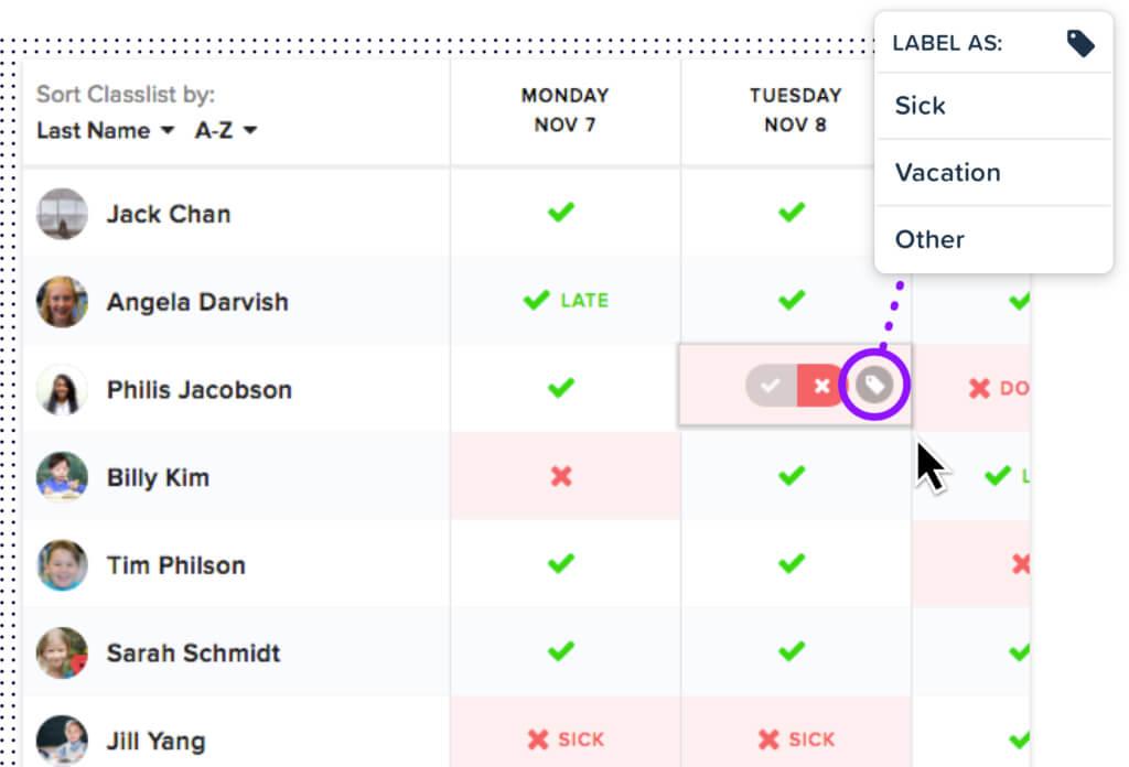 attendance tracking for teachers