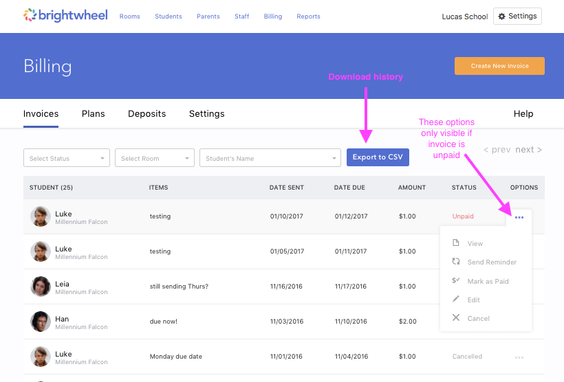 paperless billing