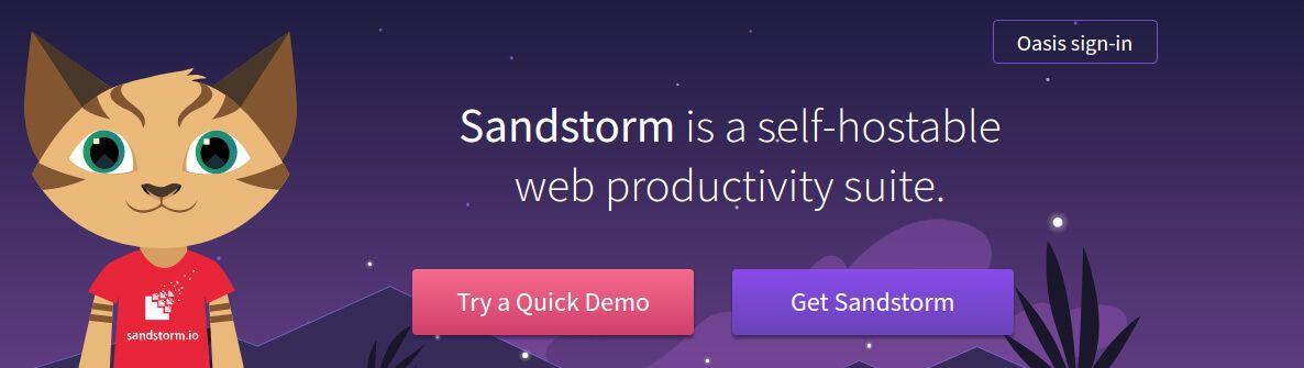 Sandstorm app