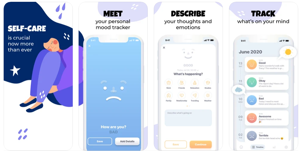 Building apps for wellbeing and mental health: stress relief and anxiety management