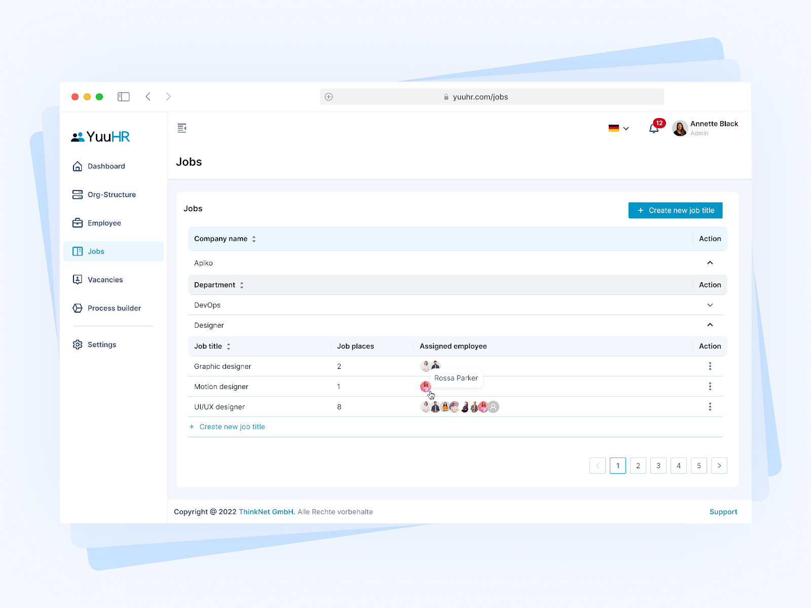 Custom HR management for construction: Digitization case study