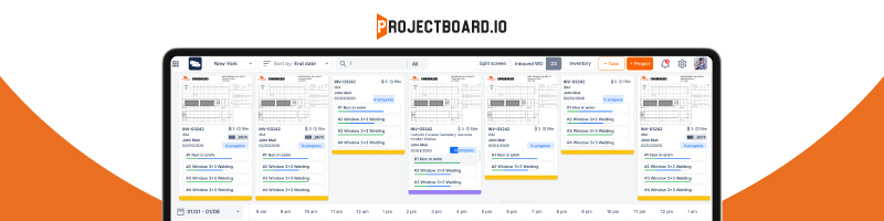 ProjectBoard.io | Manufacturing production app for enterprise